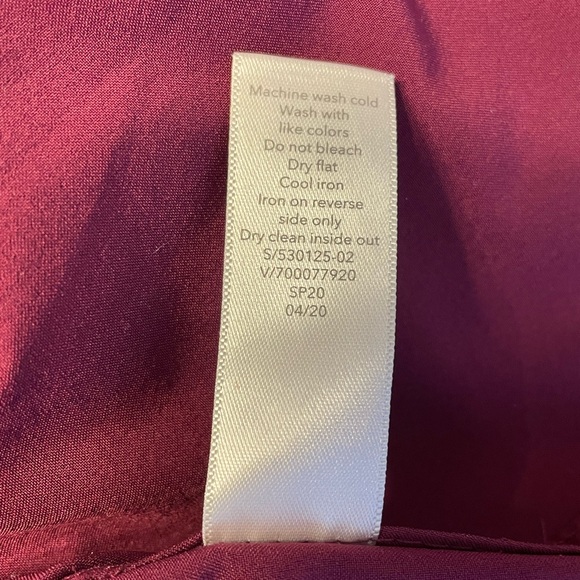 Athleta Burgundy Sleeveless Top Size L - Picture 8 of 8